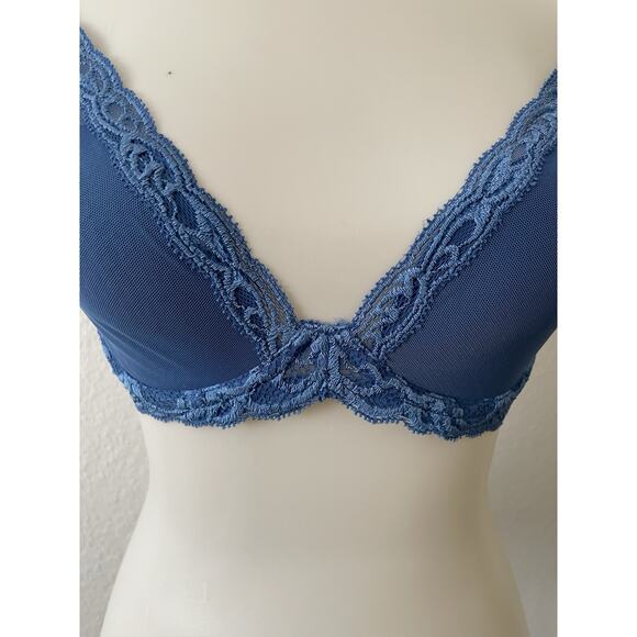 Natori Bra Lingerie Mesh Padded Lace Intimates Lounge - Picture 2 of 14